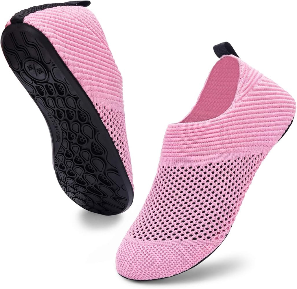 ANLUKE Womens Mens Water Shoes Barefoot Quick-Dry Aqua Socks for Beach Swim Surf Water Sport | Amazon (US)