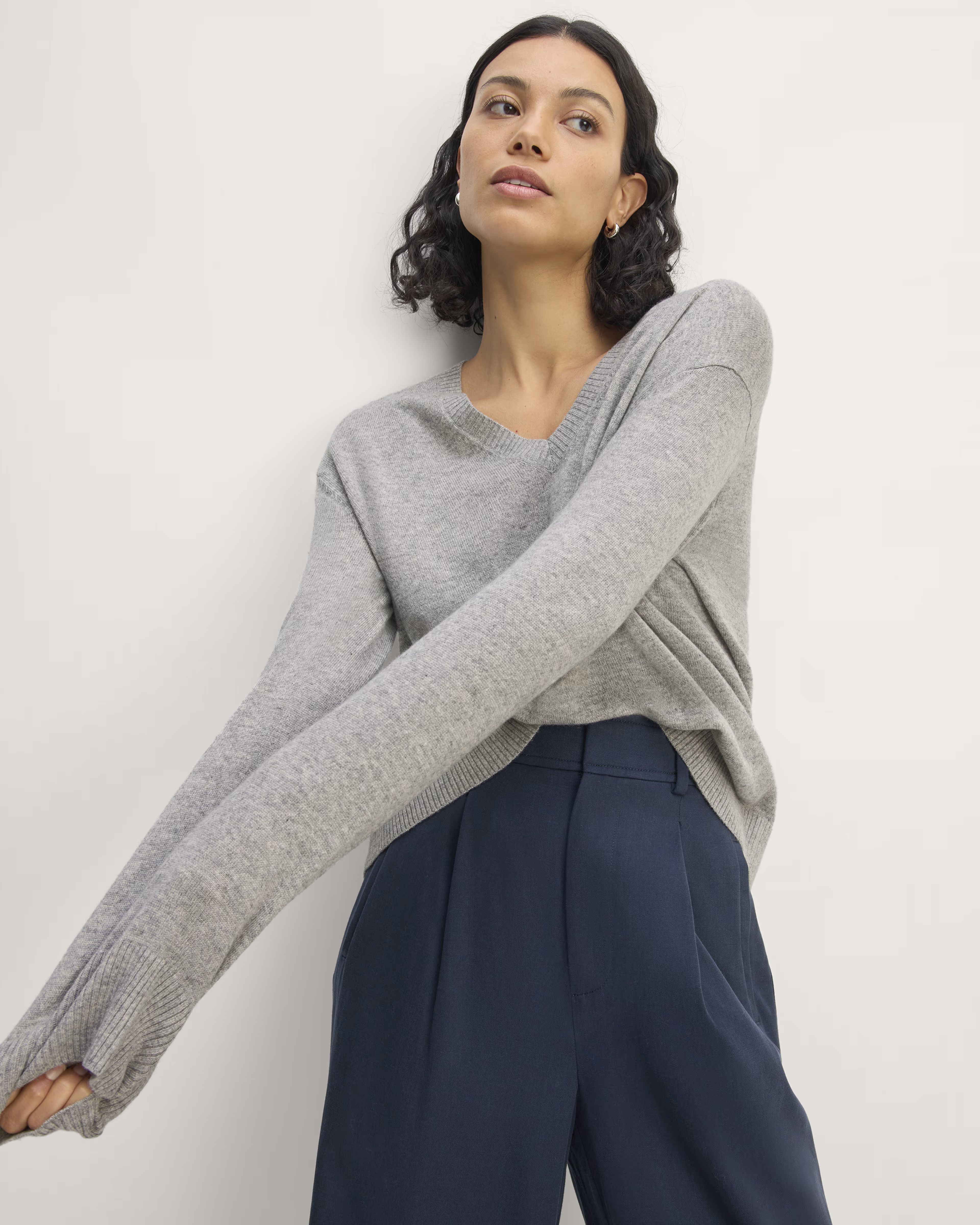 The Cashmere Relaxed V-Neck | Everlane