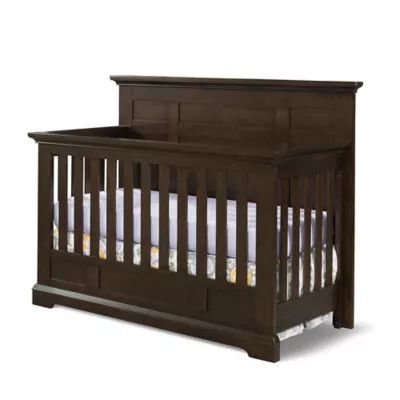 Child Craft™ Devon 4-in-1 Flat Top Convertible Crib in Slate | Bed Bath & Beyond