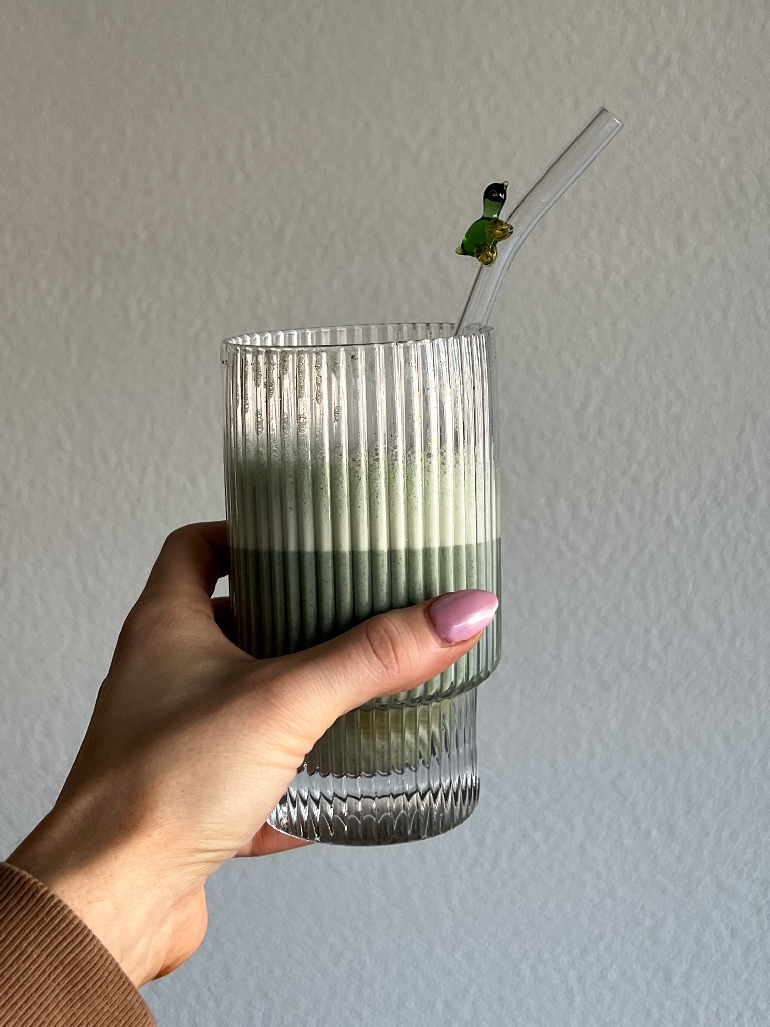 The cutest little charmed straws & my favorite ribbed glasses to drink my morning greens 💚

#LTKfindsunder50 #LTKfitness #LTKhome