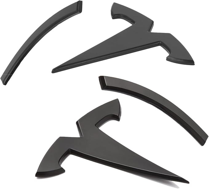 Nanaholy Model Y Accessories for Tesla Emblem Sticker 2PCS/Set 2024 2023 2022 2021 2020,Not Fit f... | Amazon (US)