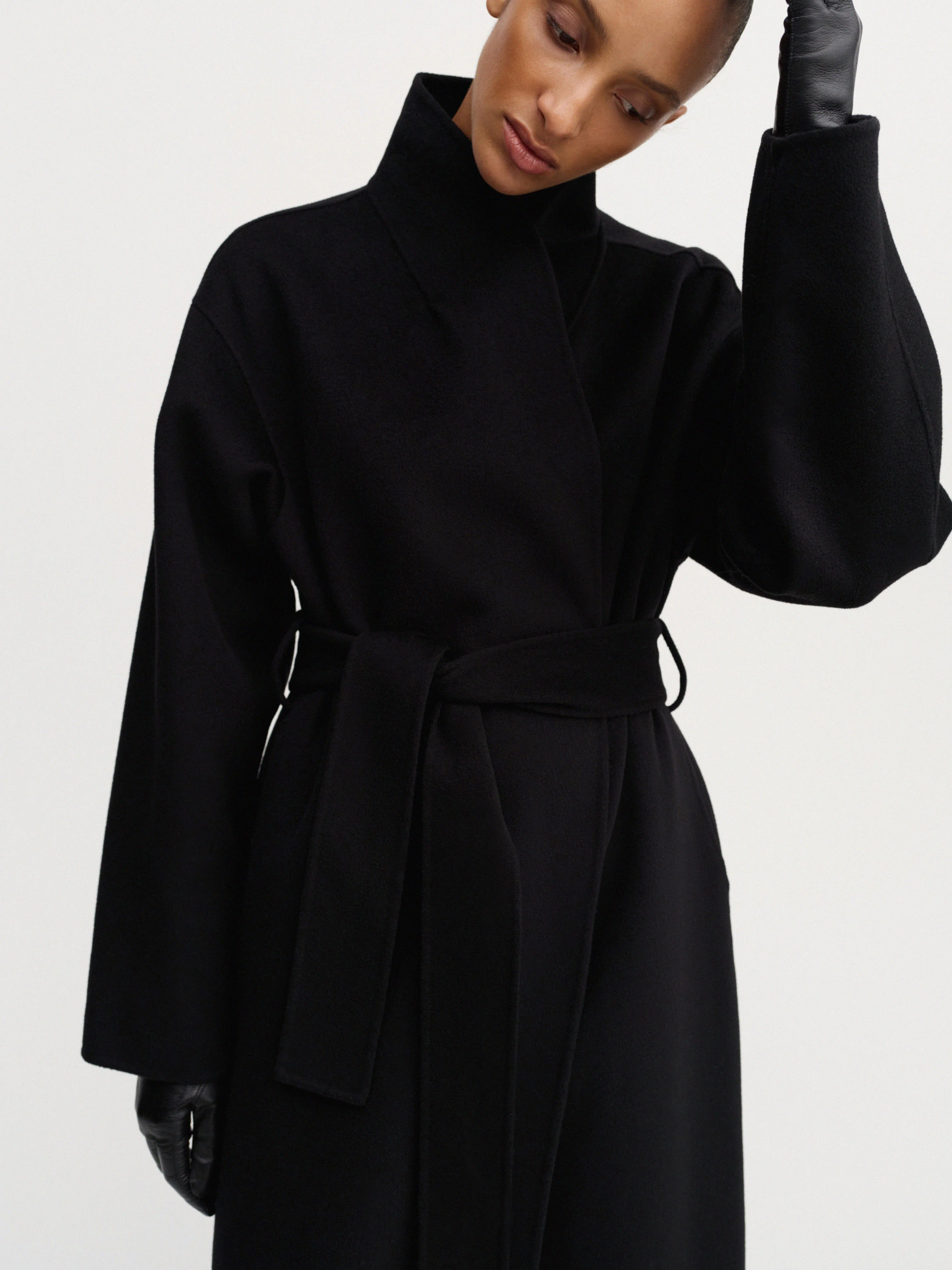 Mara Doublé Coat, black | Almada Label