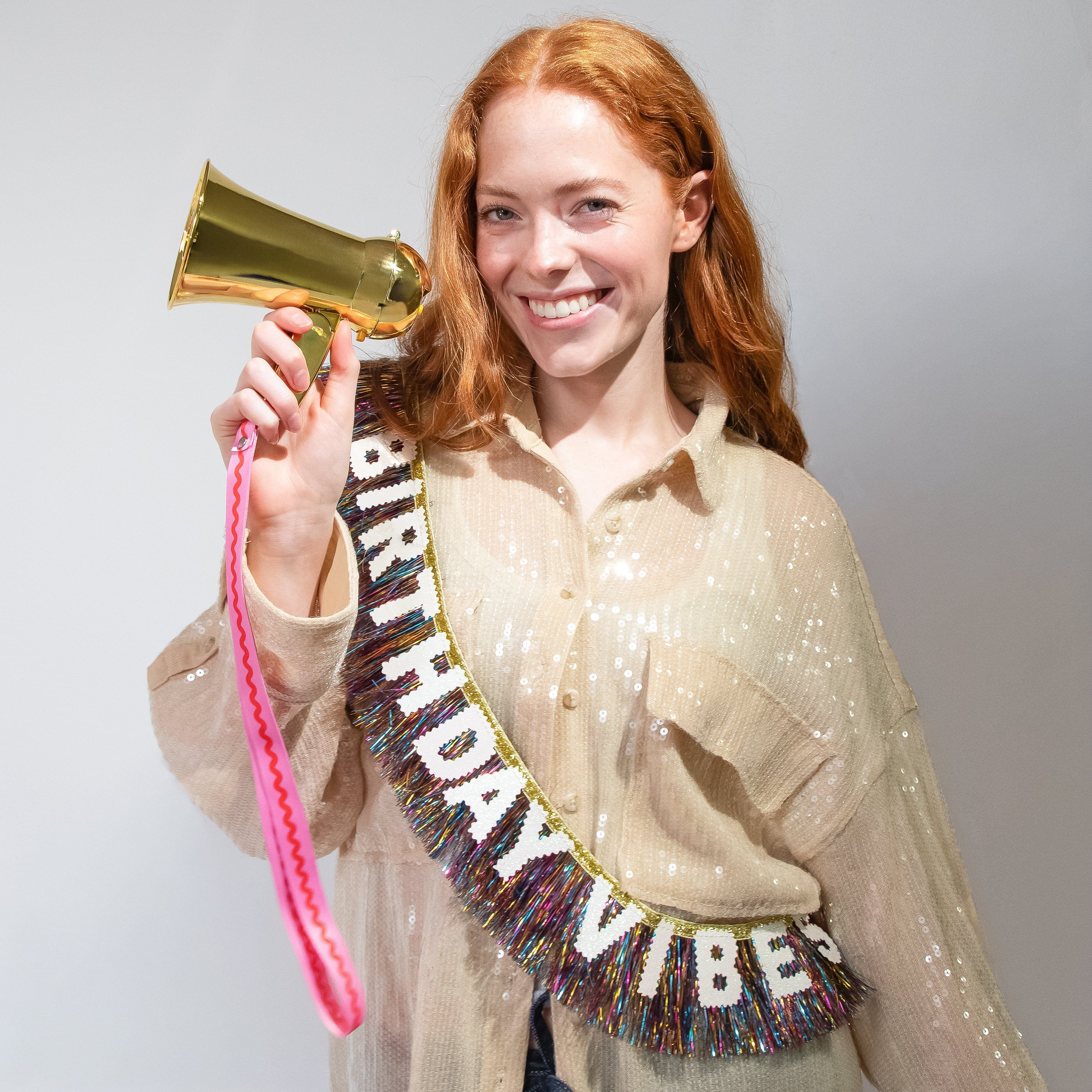 Party Time Gold Megaphone | Packed Party | Packed Party