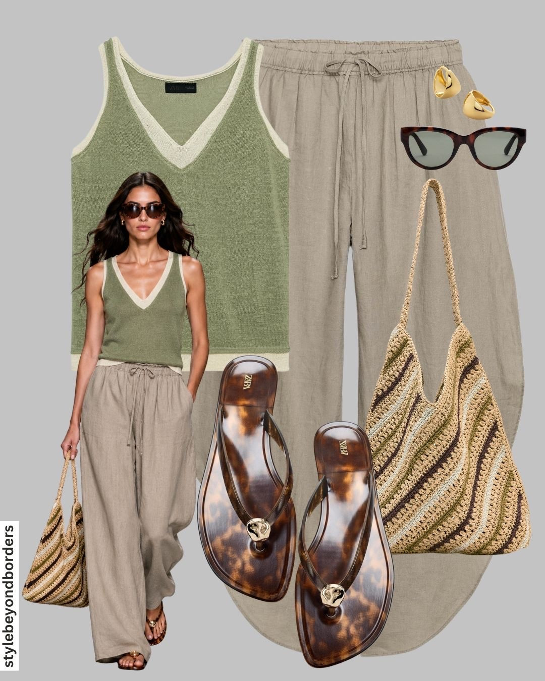 Vest outfit styling for the hot summer! 🌴




Tags: double trim vest, knit vest, linen trousers, jelly sandals, raffia bag, summer outfit, holiday outfit, chic outfit, zara

#LTKsummer #LTKstyletip #LTKshoes