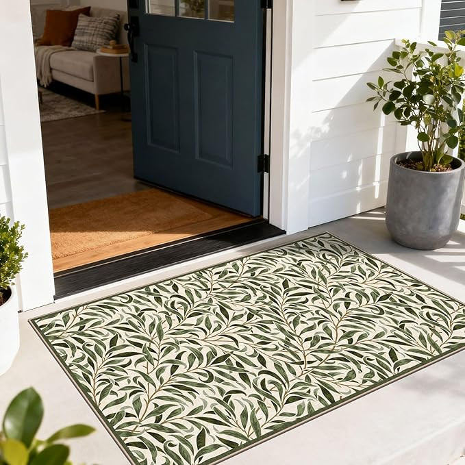 Boho Outdoor Rug - 28" x 43" Front Door Mat Indoor Outside Entrance Non-Slip Washable Outdoor Mat... | Amazon (US)