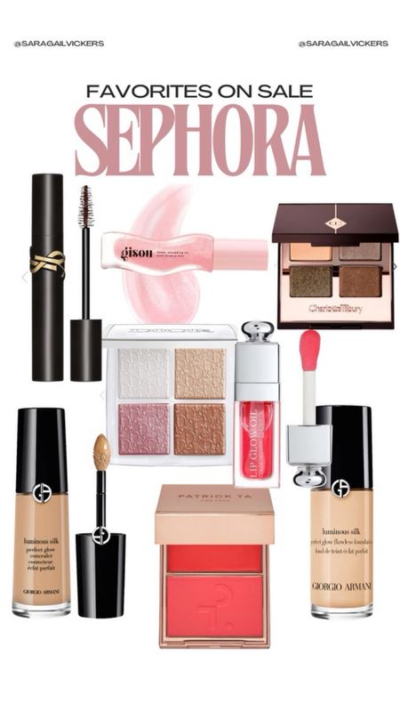 So many of my favorites are currently on sale at Sephora! Love the lip oil and mascara! The eyeshadow is so beautiful. If you have been wanting to try something new now is a great time to!

Sephora 
Make up Sale
Beauty 

#LTKsalealert #LTKxSephora #LTKbeauty