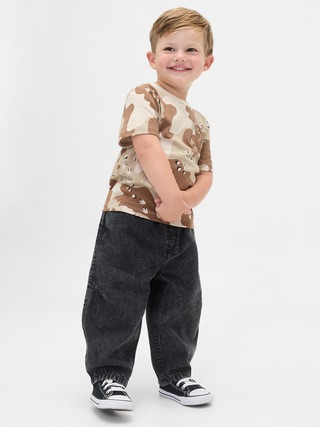 Baby & Toddler Pull-On Barrel Jeans | Gap (US)