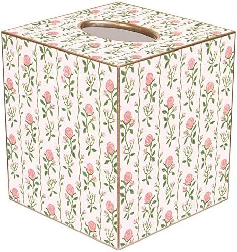 Marye-Kelley TB631 - Rose Stripe Tissue Box Cover | Amazon (US)