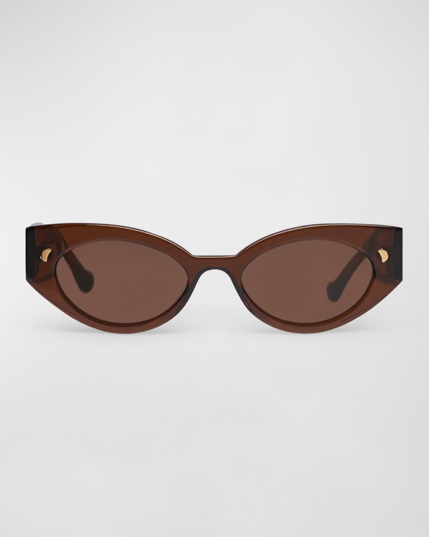 Azalea Oval Acetate Sunglasses | Neiman Marcus