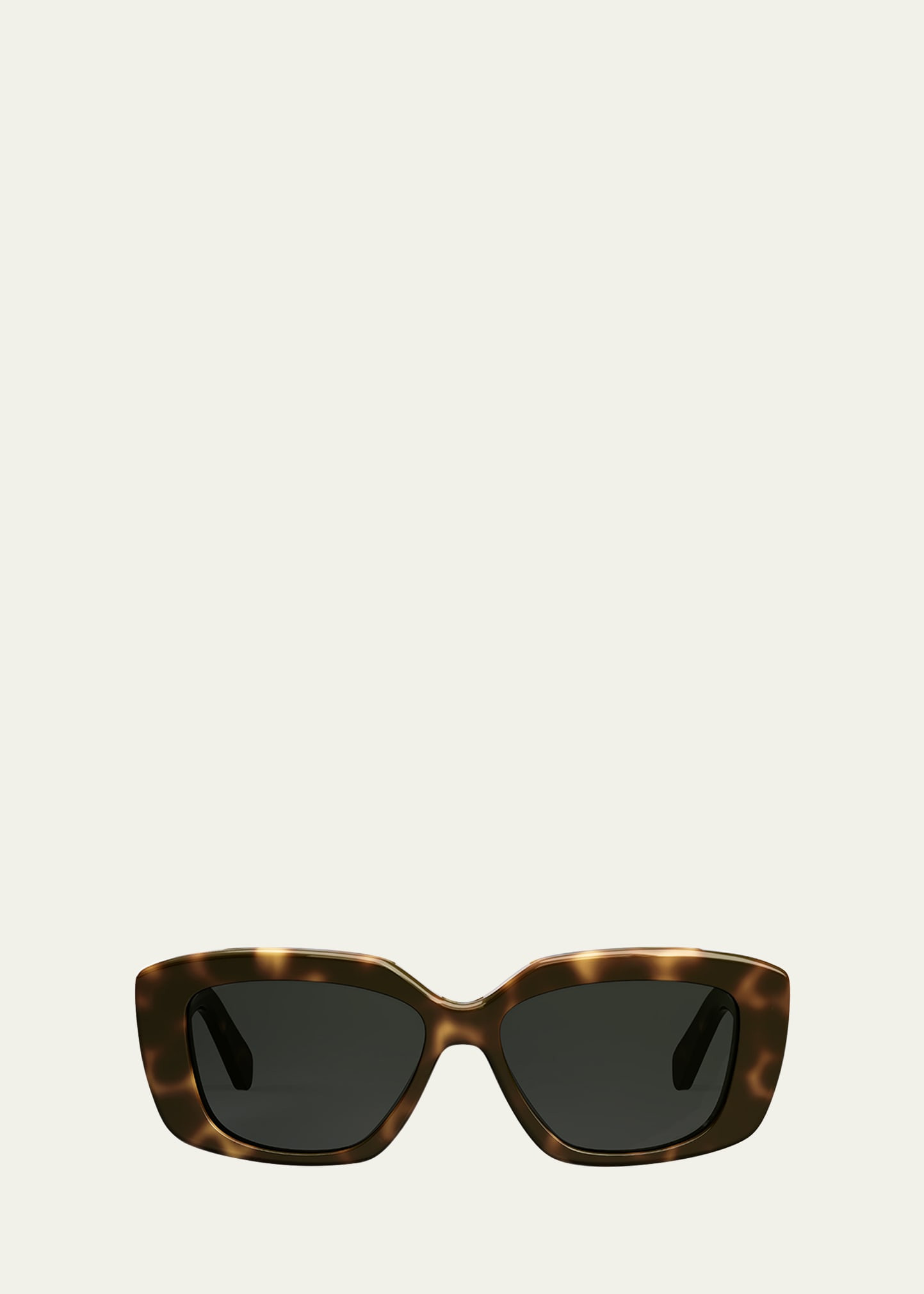 Celine Triomphe Rectangle Acetate Sunglasses | Bergdorf Goodman