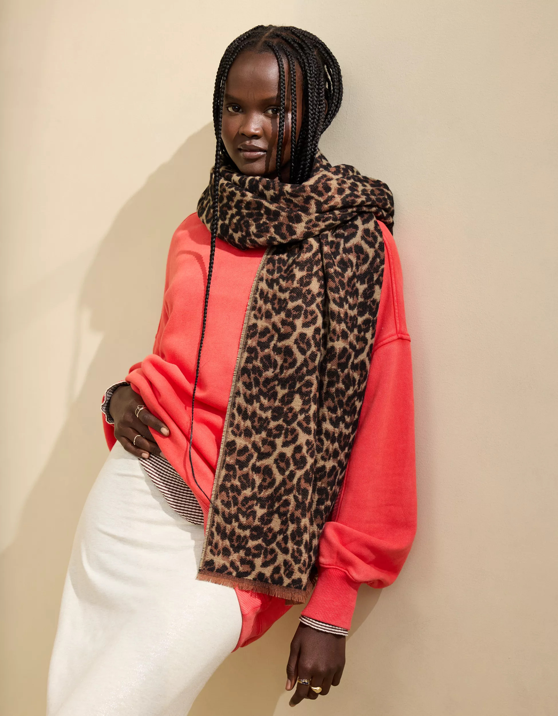 Aerie Lightweight Fringe Scarf | American Eagle Outfitters (US & CA)