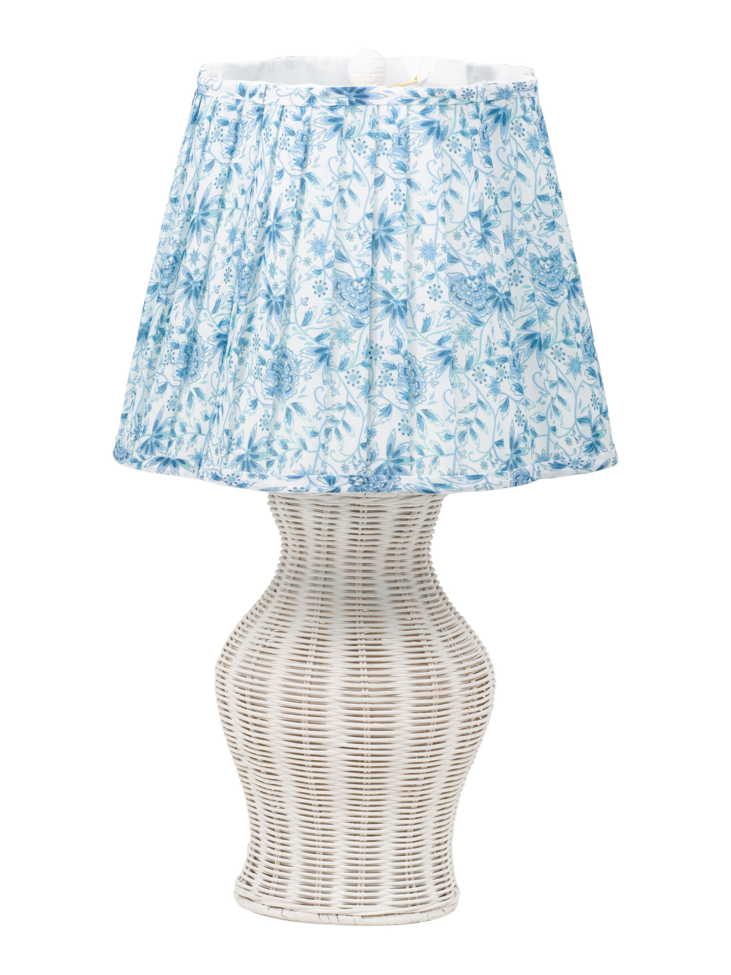 16x24.5 Rattan Table Lamp With Printed Shade | Home | Marshalls | Marshalls