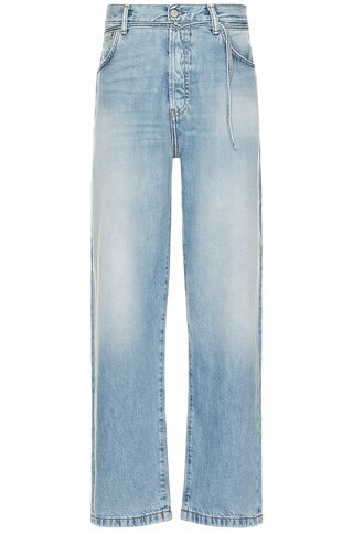 Acne Studios 1991 Toj Vintage Straight Denim Jean In Light Blue in Denim-Light | FWRD 