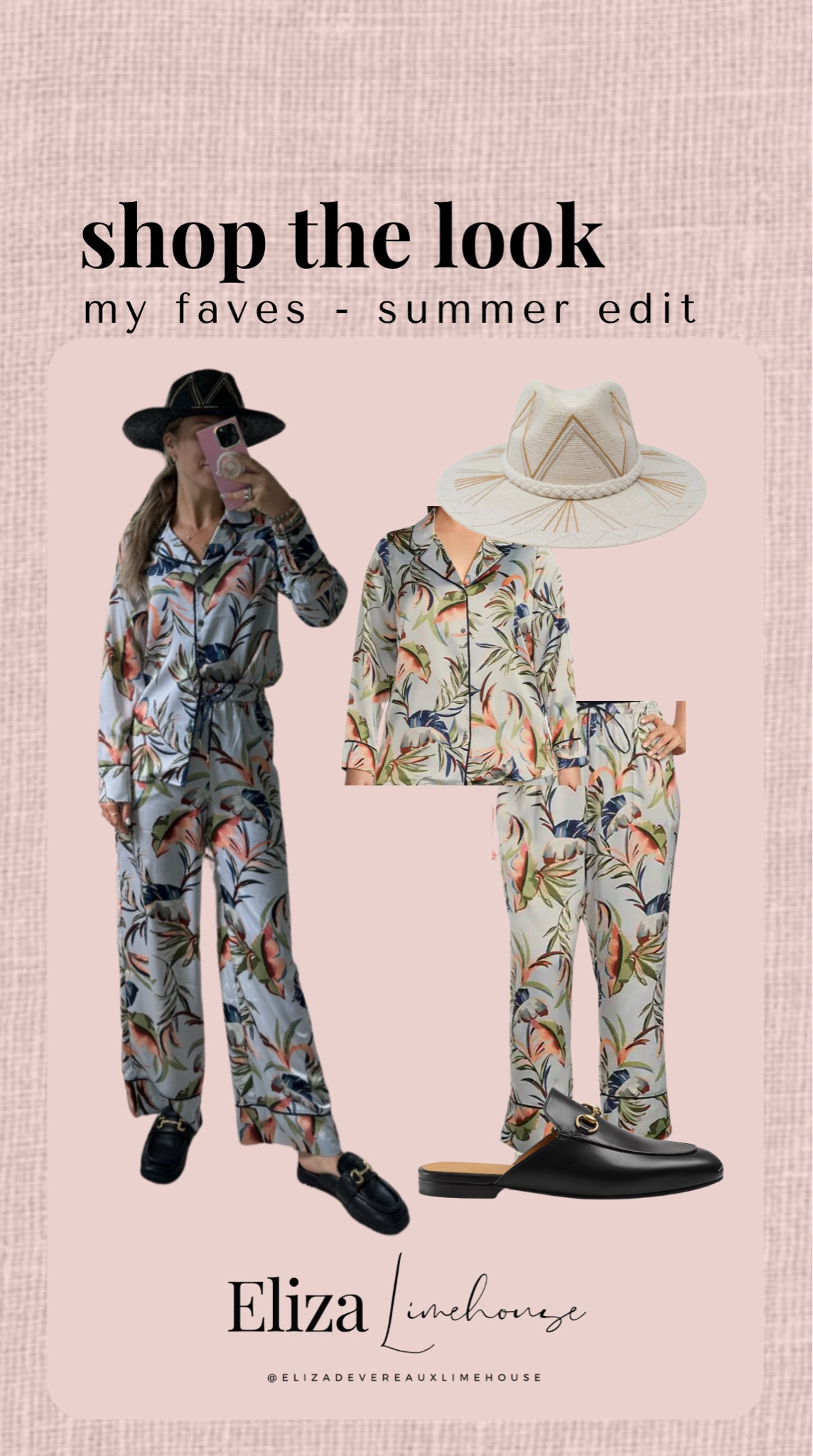 Shop the look- my go to hat & cozy set! 






Summer outfit, loungewear set, hat, Gucci slides, summer shoes

#LTKShoeCrush #LTKStyleTip