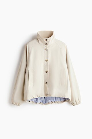 H & M - Oversized Bubble-Hem Jacket - Beige | H&M (US + CA)
