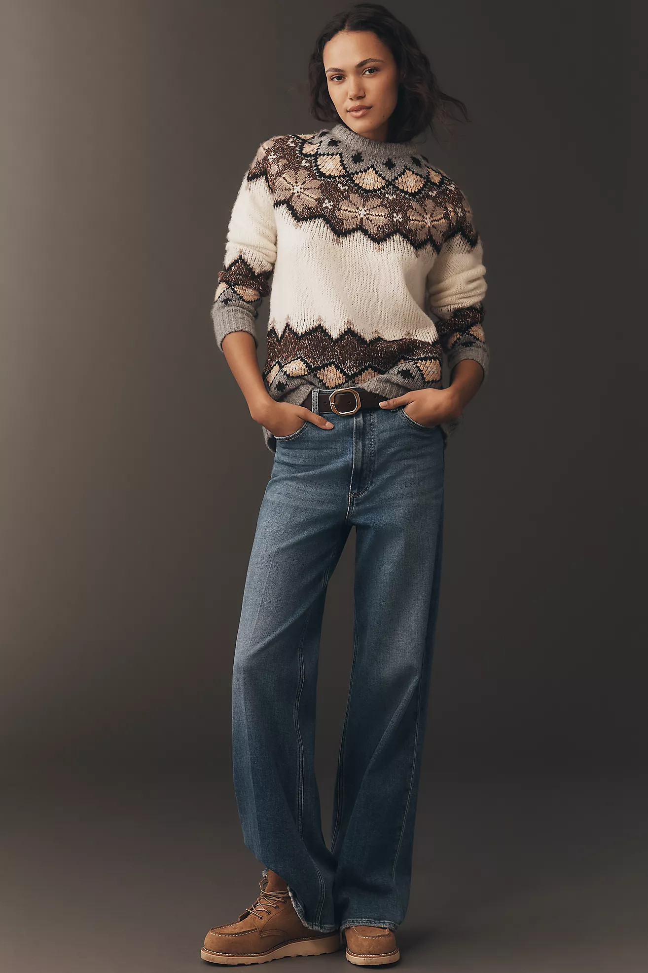 PAIGE Anessa 31 High-Rise Wide-Leg Jeans | Anthropologie (US)