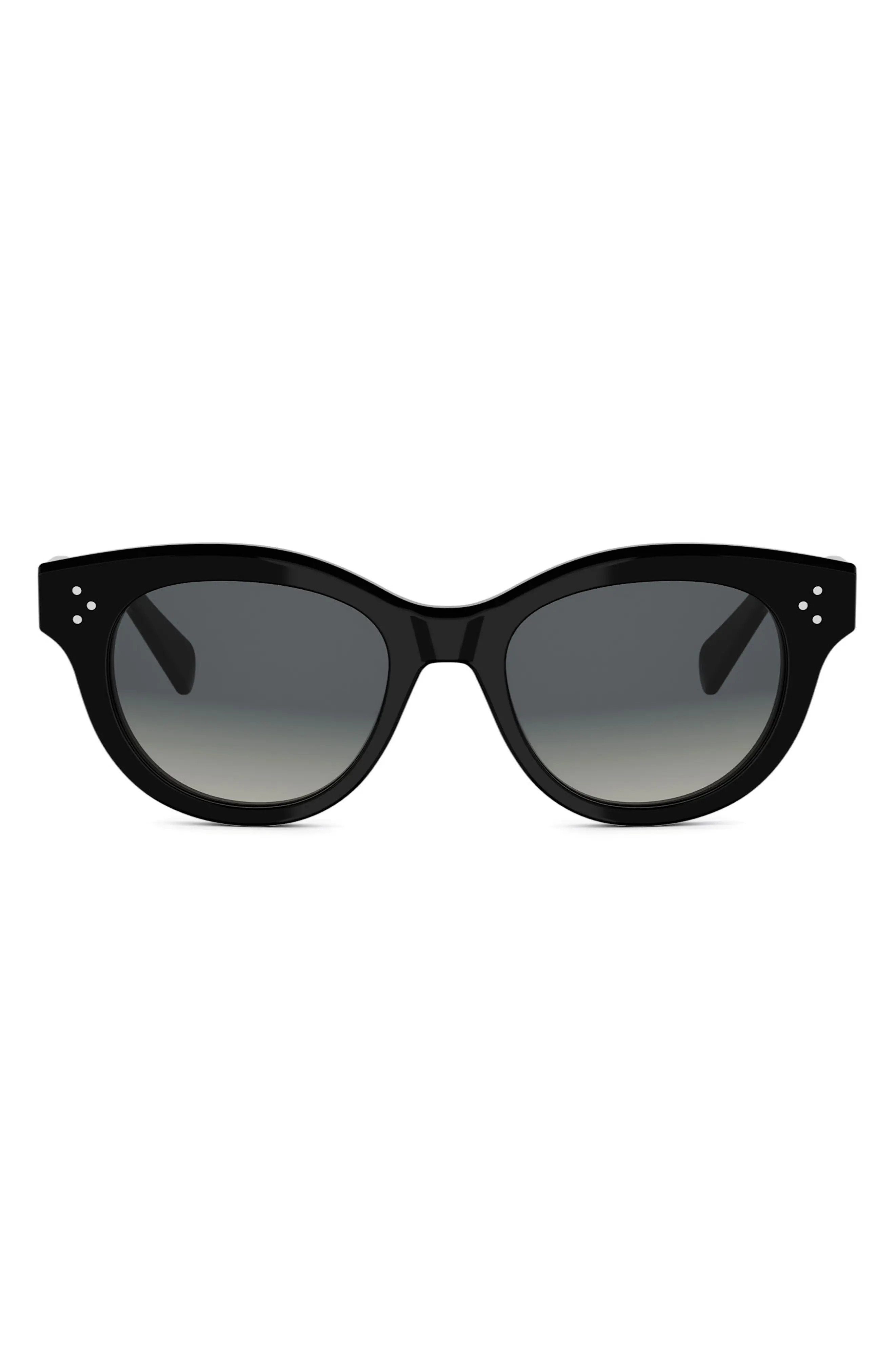 CELINE 3 Dots 51mm Round Sunglasses (Women) | Nordstrom | Nordstrom