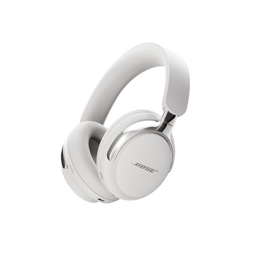 Bose New QuietComfort Ultra Bluetooth Headphones (2nd Gen), Wireless Headphones with Spatial Audio, Over Ear Noise Cancelling with Mic, Up to 30 Hours of Play time, White Smoke | Amazon (US)