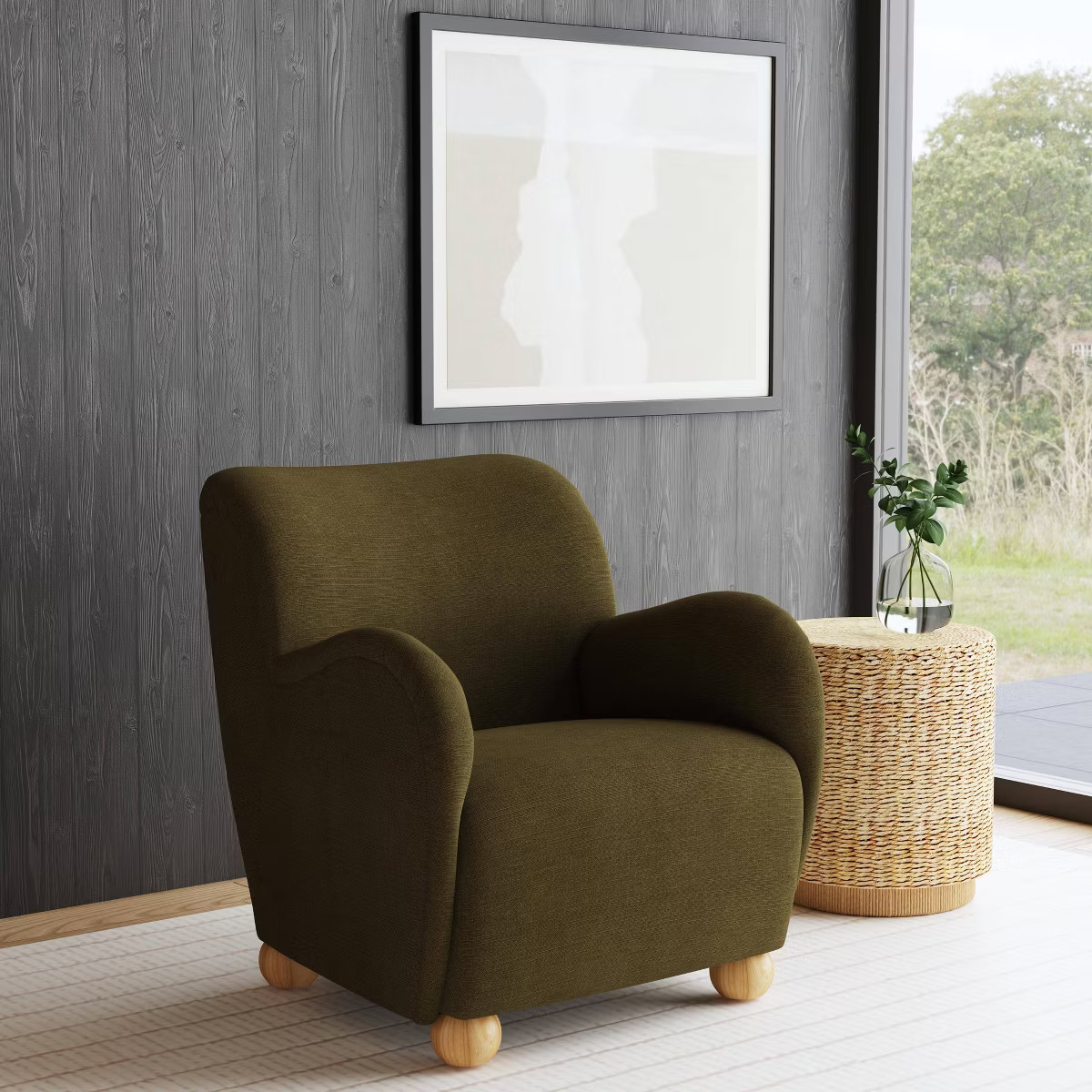 Rumi Armchair in Linen Talc - Threshold™ | Target