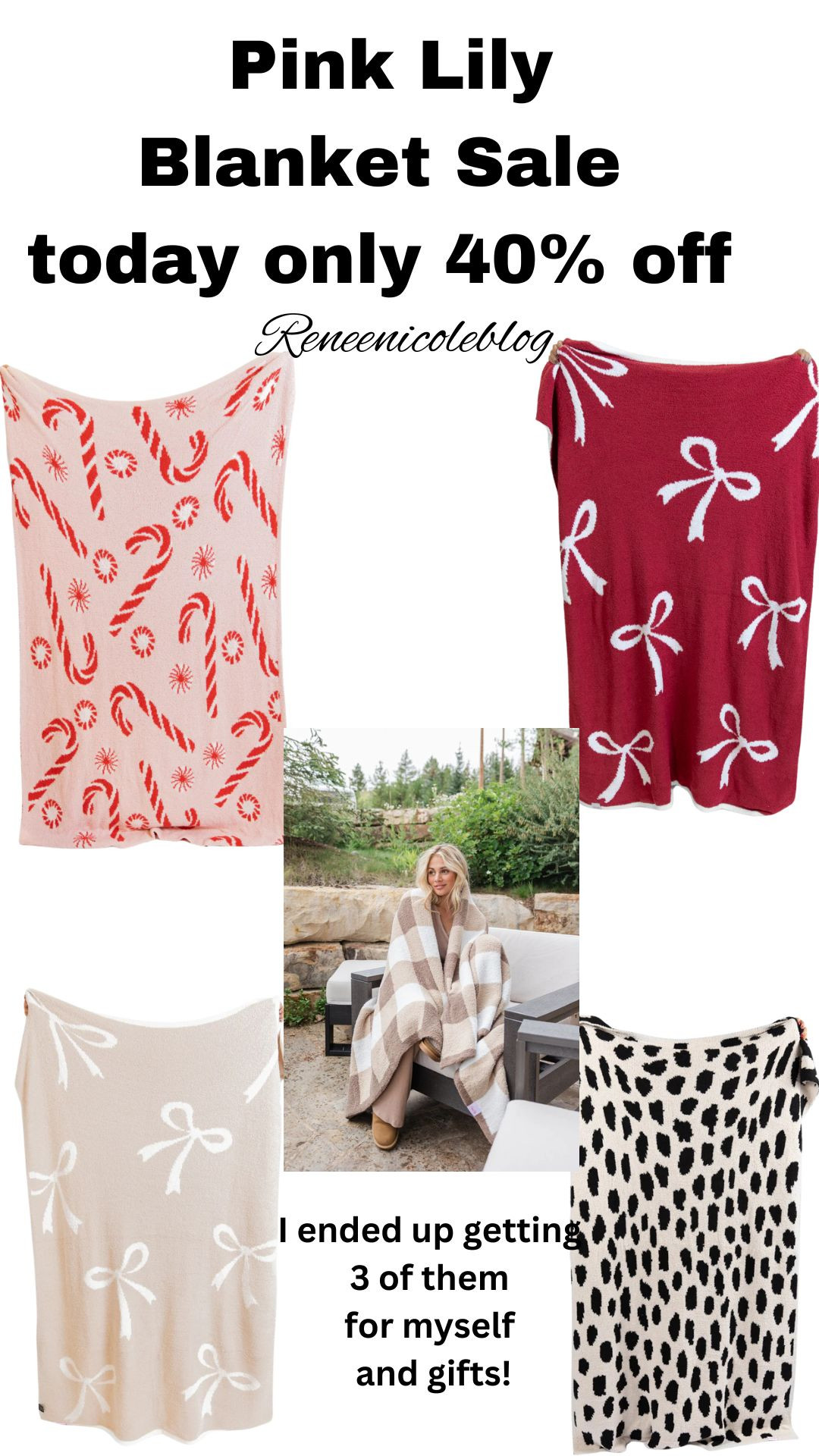 Pink Lily Blanket sale! one of my favorites, I have several of their cozy blankets and they are so good to keep and give as gifts-  

 #LTKGiftGuide #LTKHoliday #LTKSeasonal