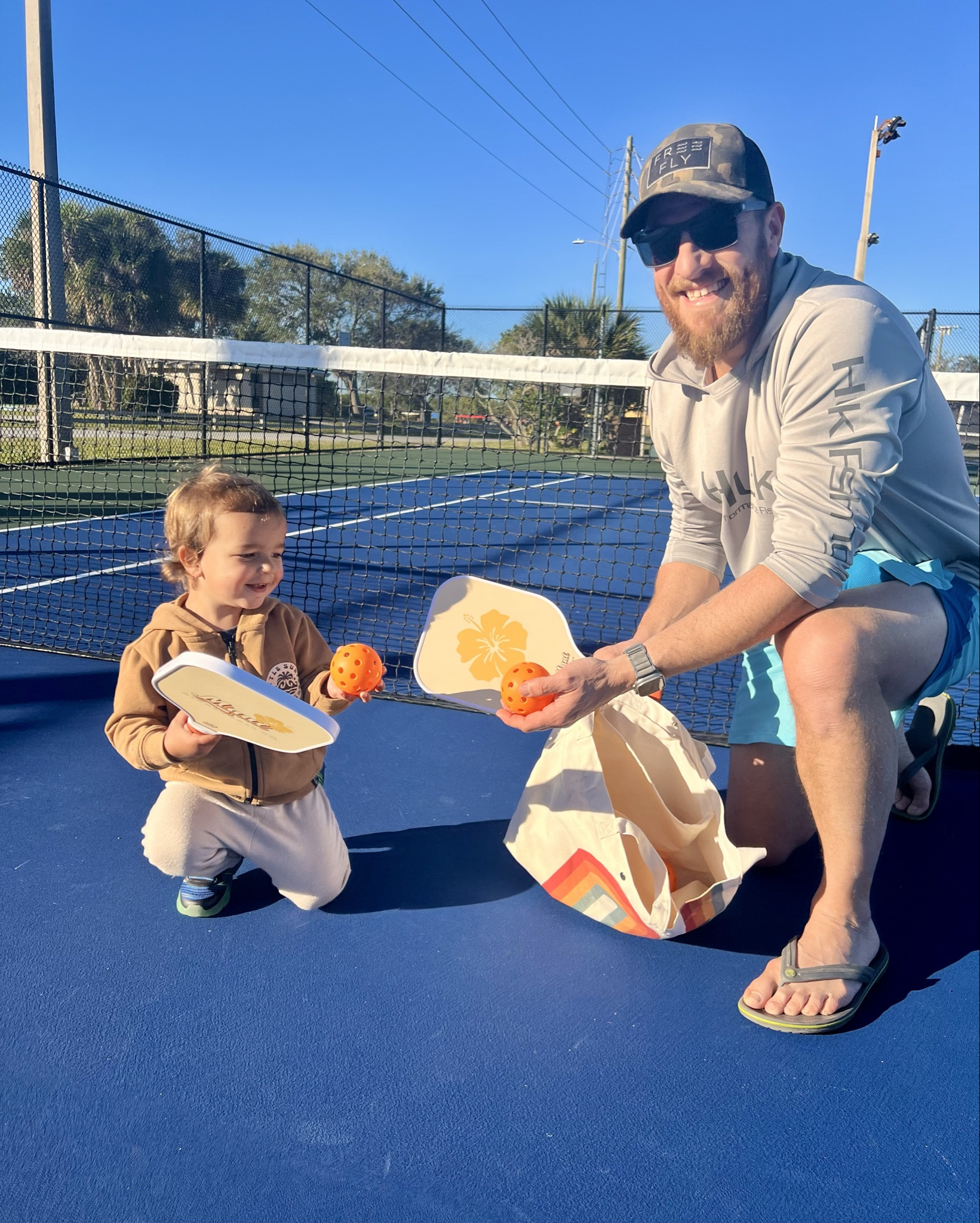 Spent Saturday afternoon trying pickleball for the first time, and I think I might be hooked! With my slightly-above-average athletic ability (😂), I feel like I could actually be good at this one—unlike tennis, which we don’t talk about.  

We used these paddles from Maui Pickleball Co., and they’re honestly so good! Super lightweight and easy to handle, and they’re **25% off right now**. Oh, and how cute is this retro bag? It’s also on sale, along with the TikTok-famous pickle juice water bottle, which would make the *perfect* gift for anyone who plays—or just loves a fun water bottle.  

Also, random Florida fact: there are actually communities down here that play pickleball NAKED. 👀😂 Not sure that’s my vibe, but hey, Florida never fails to surprise me.  

Anyway, we had such a fun time—it’s such an easy way to get outside and move a little. If you’ve been thinking about trying pickleball, do it! You’ll have a blast. 🏓💛  

#PickleballFun #WeekendVibes #MauiPickleballCo

#LTKFitness #LTKFamily #LTKActive