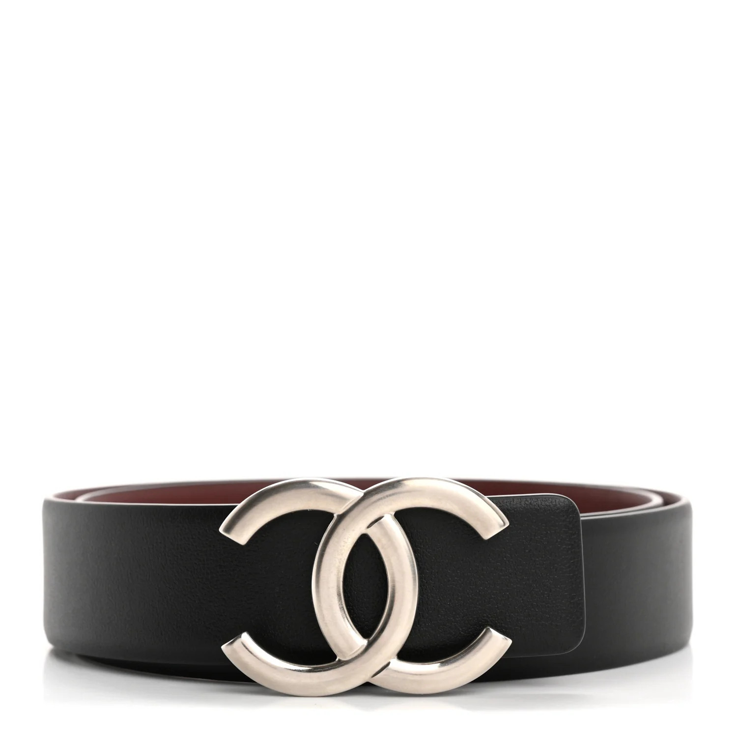 Lambskin CC Belt 75 30 Black | FASHIONPHILE (US)