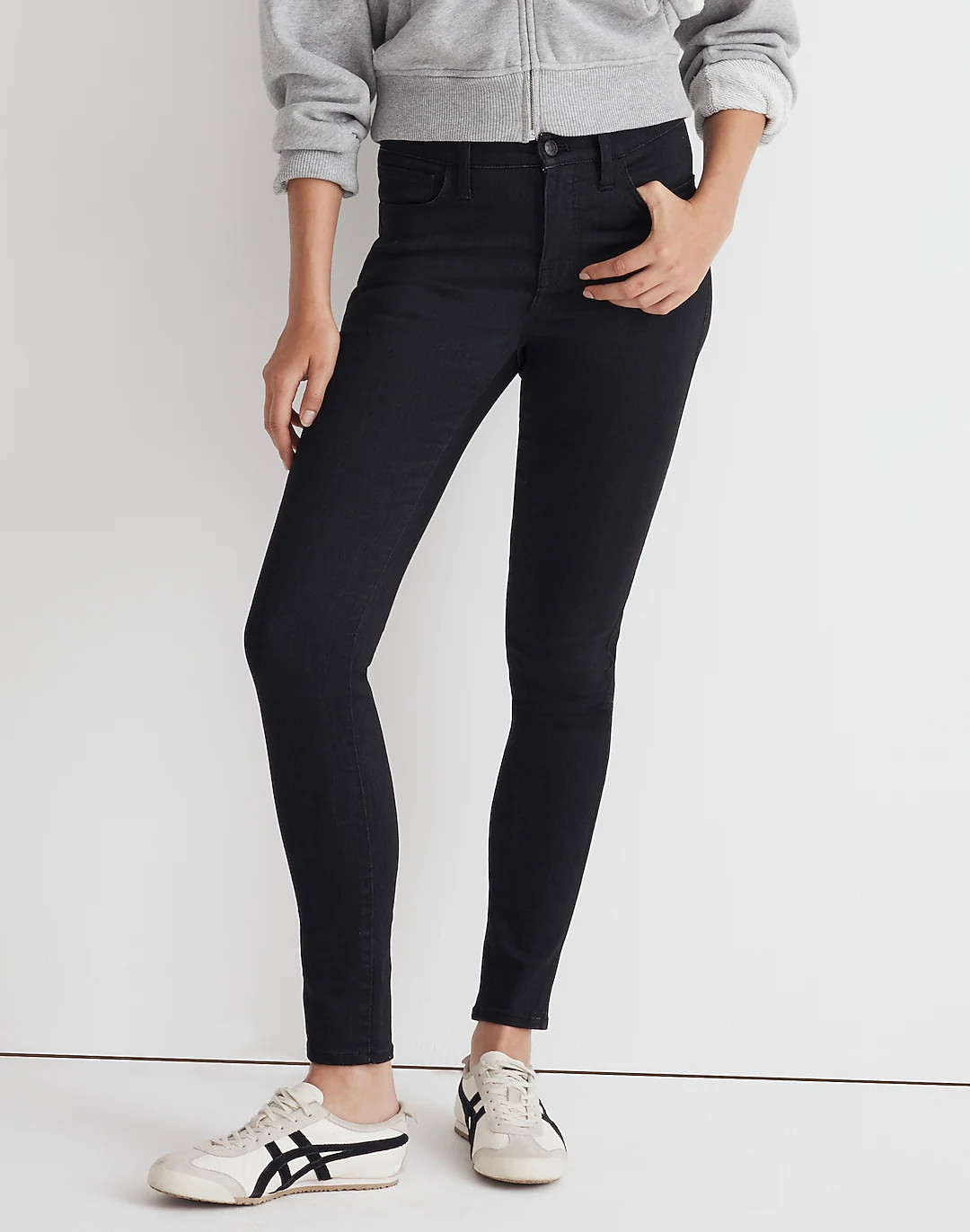Petite 9" Mid-Rise Roadtripper Skinny Jeans in Bennett Wash | Madewell