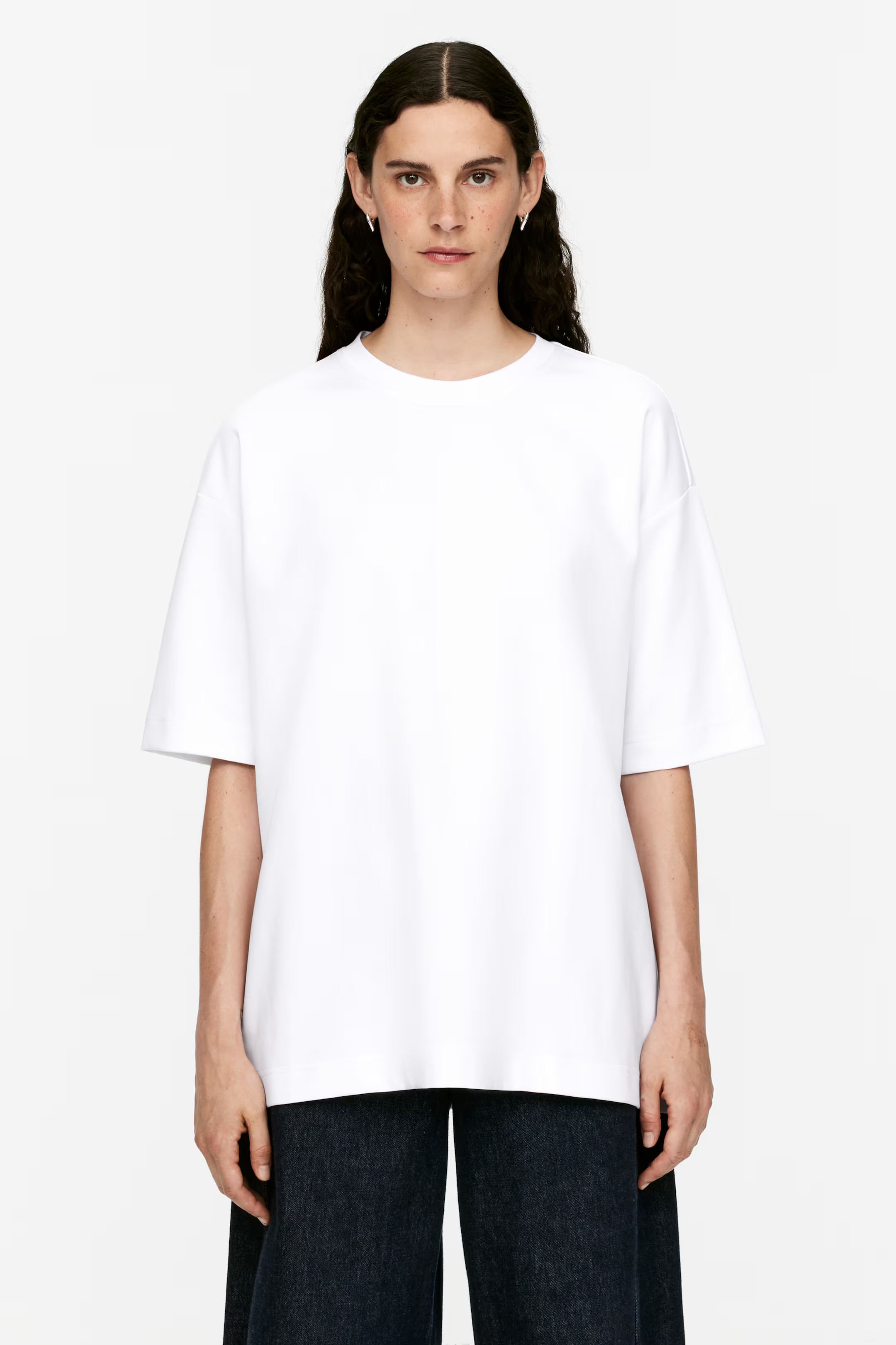 Schweres T-Shirt - Weiß - Ladies | H&M DE | H&M (DE, AT, CH, NL, FI)