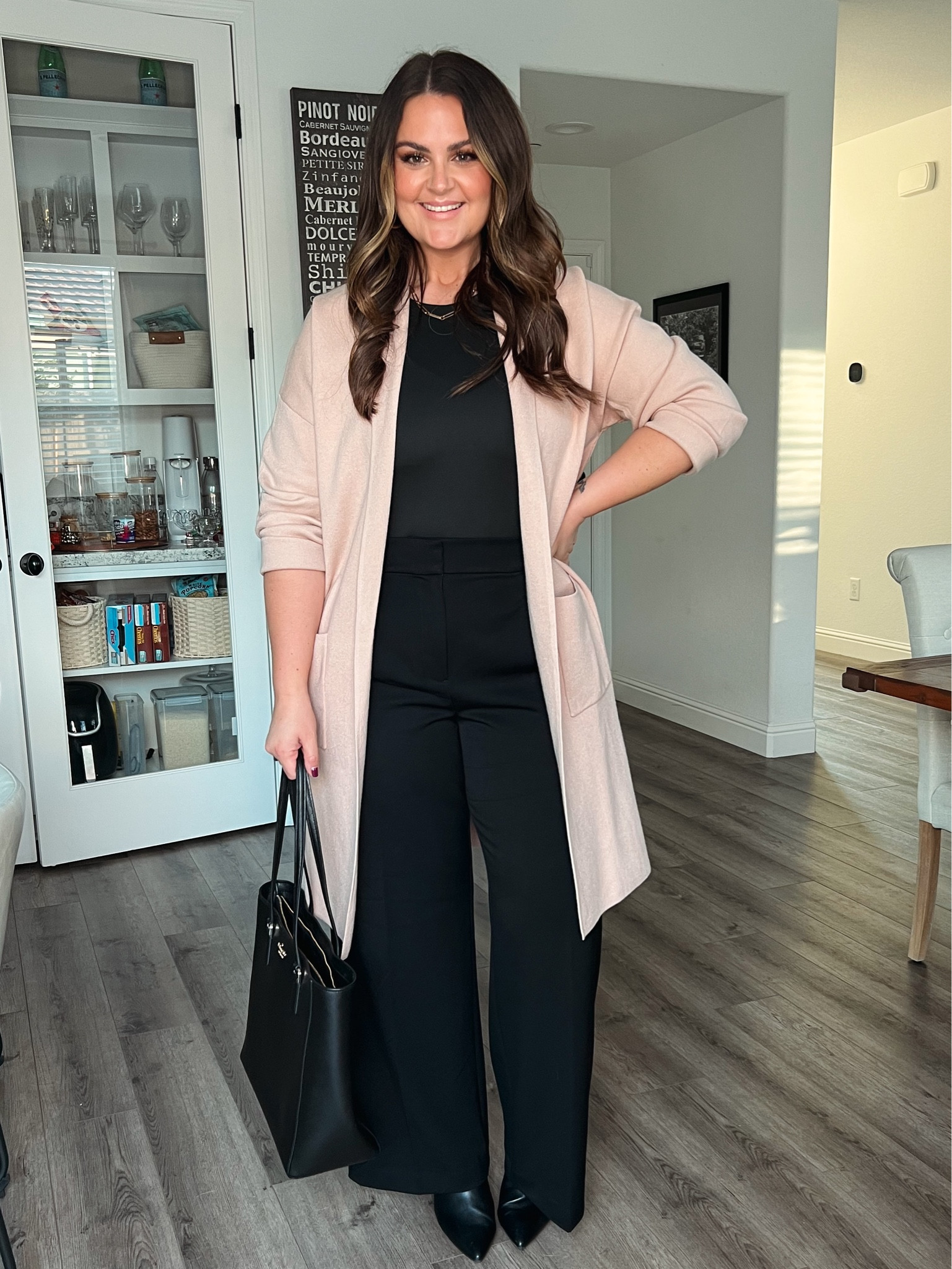 Affordable workwear, midsize, size 12, business casual

Pants, 14 (I size up when there’s pleating)
Bodysuit, x large 
Cardigan, large

#LTKstyletip #LTKmidsize #LTKworkwear