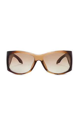 Carmen Sunglasses in Sepia & Brown Gradient | Revolve Clothing (Global)