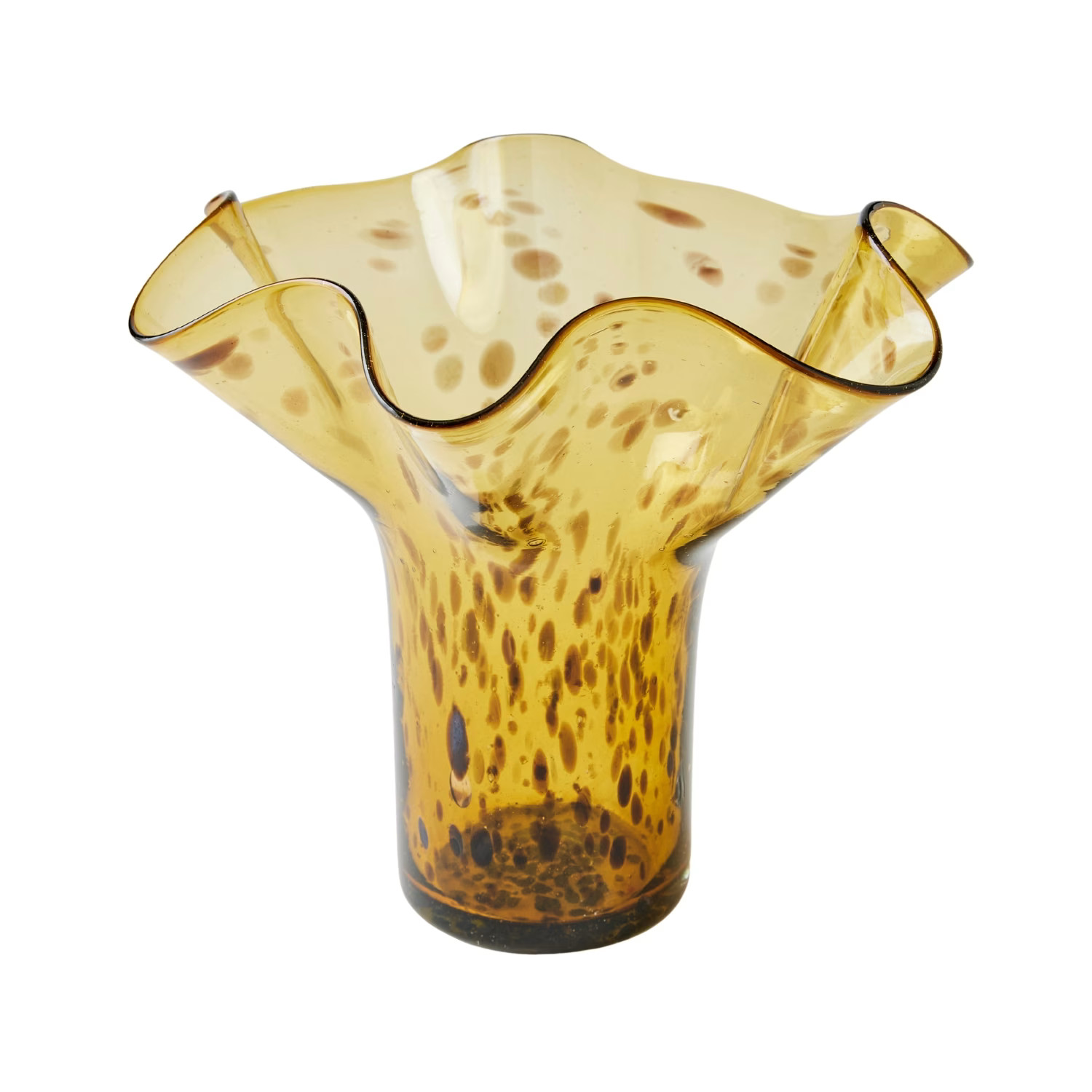 Lettuce Leaf Vase — Brown Tortoise | Wolf & Badger