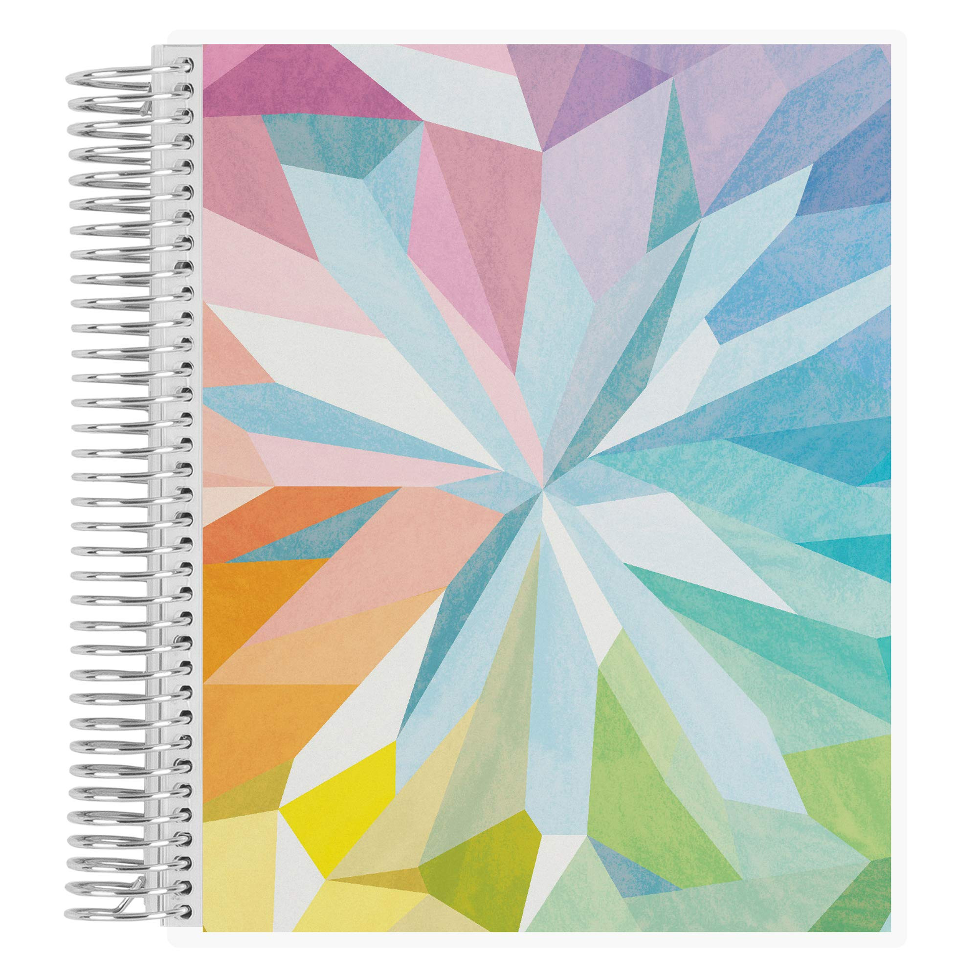 Erin Condren 7" X 9" Spiral Bound Productivity Notebook - Kaleidoscope, Functional 160 Lined Page... | Amazon (US)