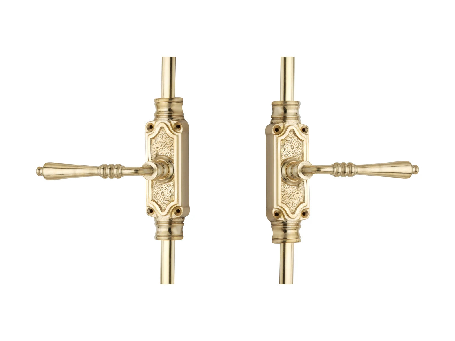 Unlacquered Brass Lever Handle Door Brass Cremone Bolt Upto 9 Feet - Etsy | Etsy (US)