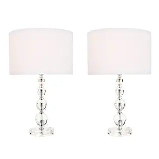 Light Society Elliana Table Lamp Set of 2 (White) | Bed Bath & Beyond