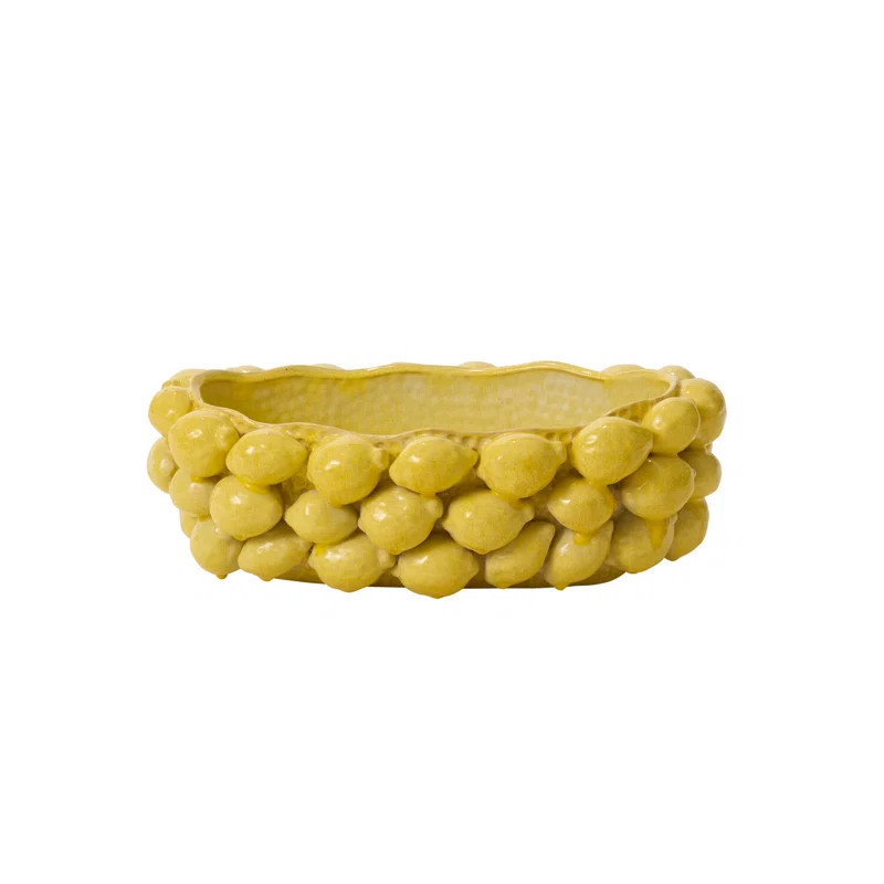 Layered Lemon Bowl 19"x 11"x 6.25" | Wayfair North America