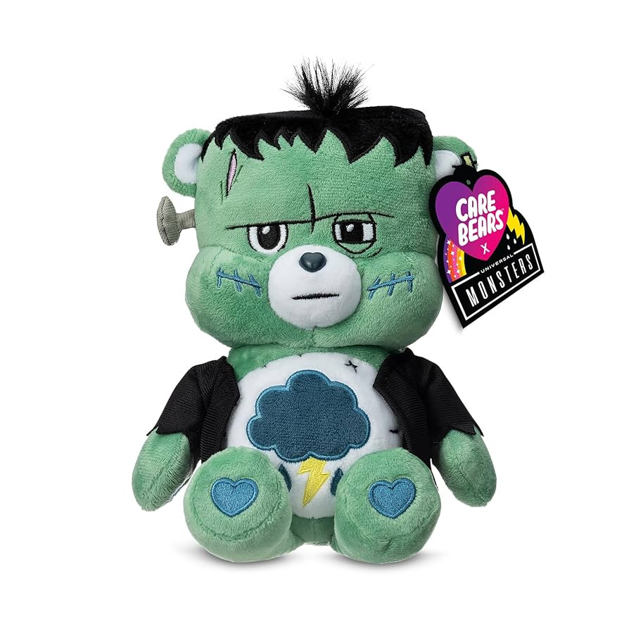 Care Bears Universal Monsters 9" Fun Size Plush - Grumpy Bear as Frankenstein - Soft, Huggable Pl... | Amazon (US)