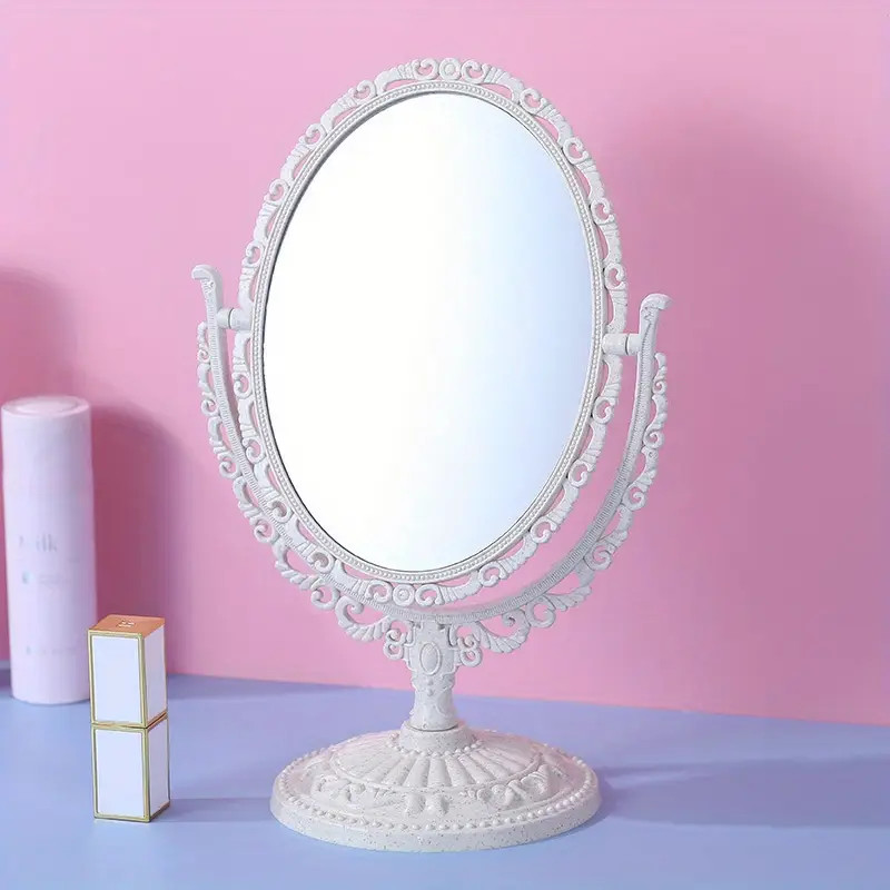 Portable Vintage European Style Oval Makeup Mirror 360° - Temu Canada | Temu Affiliate Program