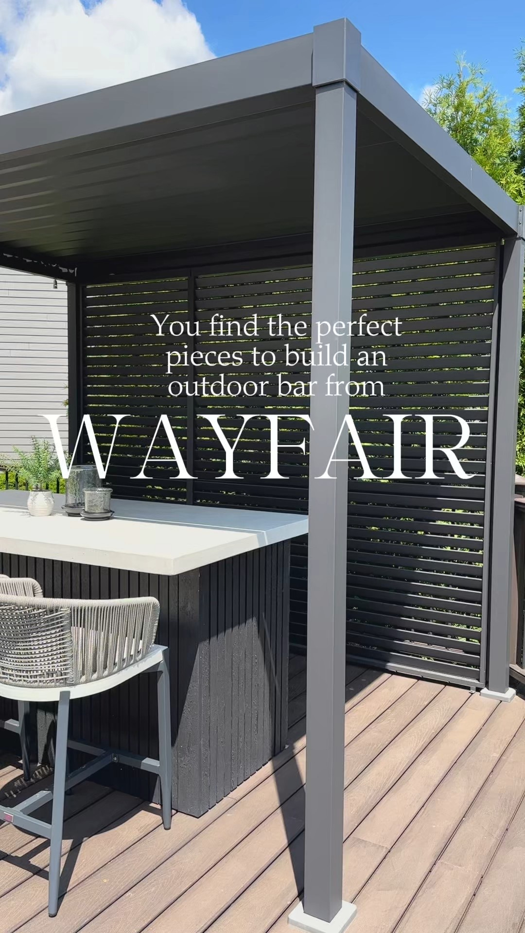 Outdoor bar 🖤

#LTKSummerEdit #LTKHome #LTKSeasonal