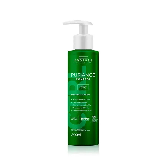 Limpeza Facial Puriance Control 300ml | DrogaRaia (BR)