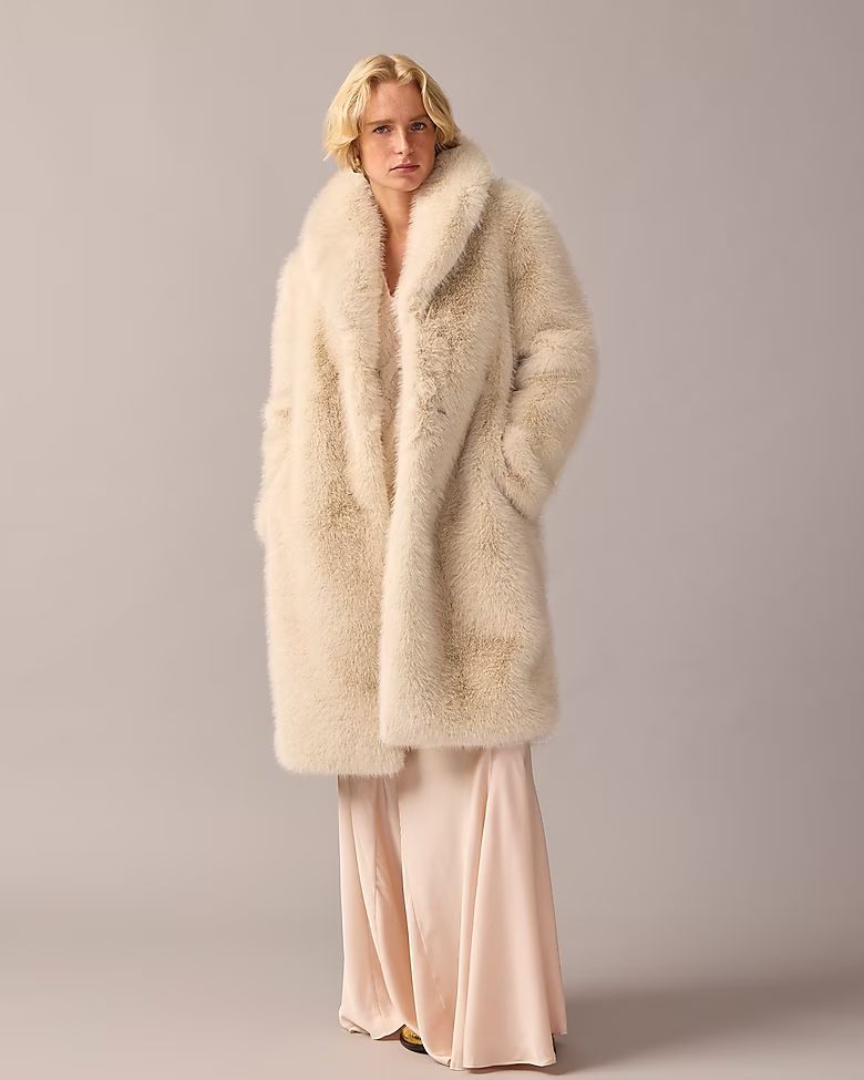 Collection limited-edition faux-fur coat | J.Crew US