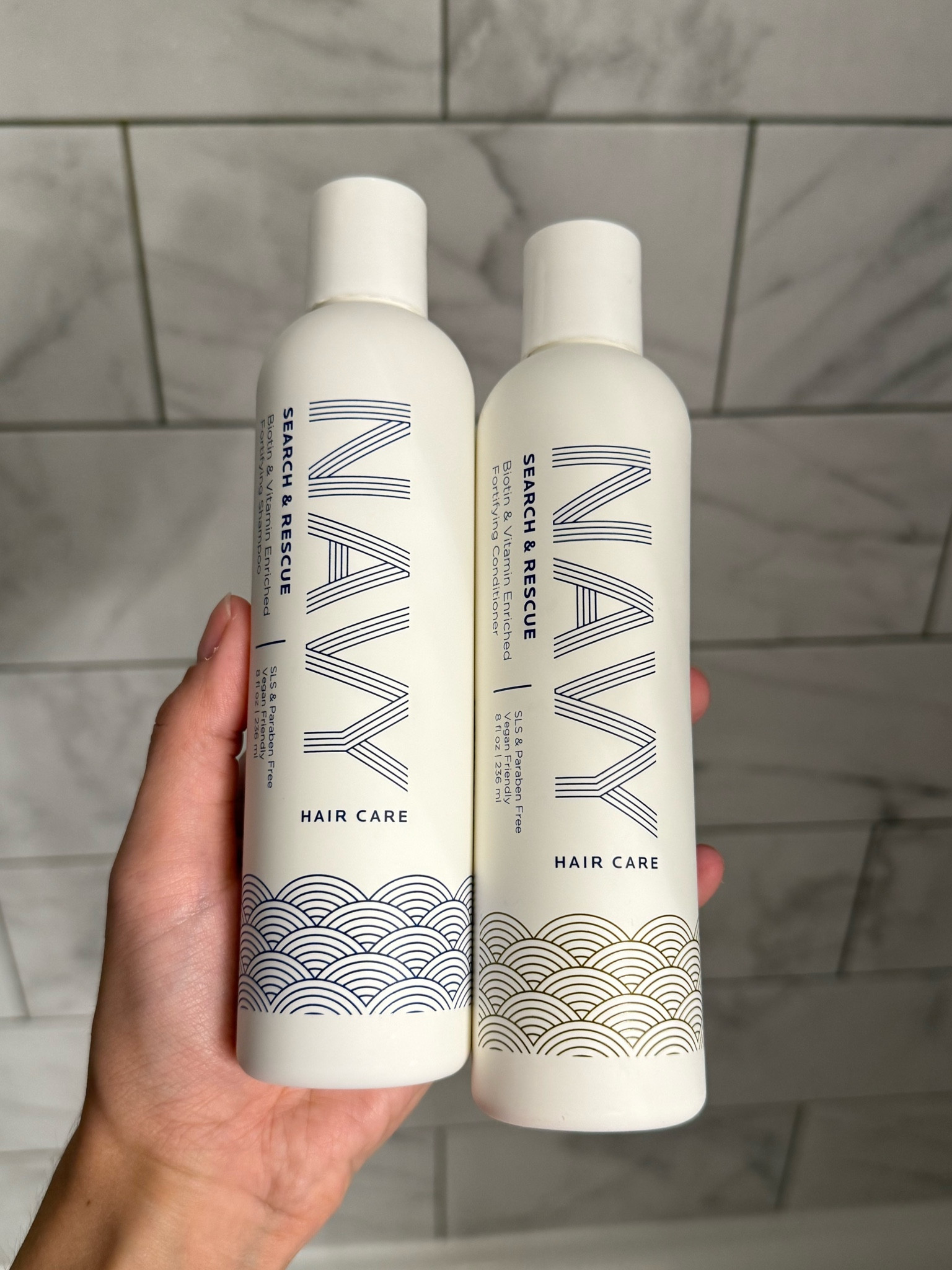 Navy Search and Rescue shampoo and conditioner 

#LTKBeauty