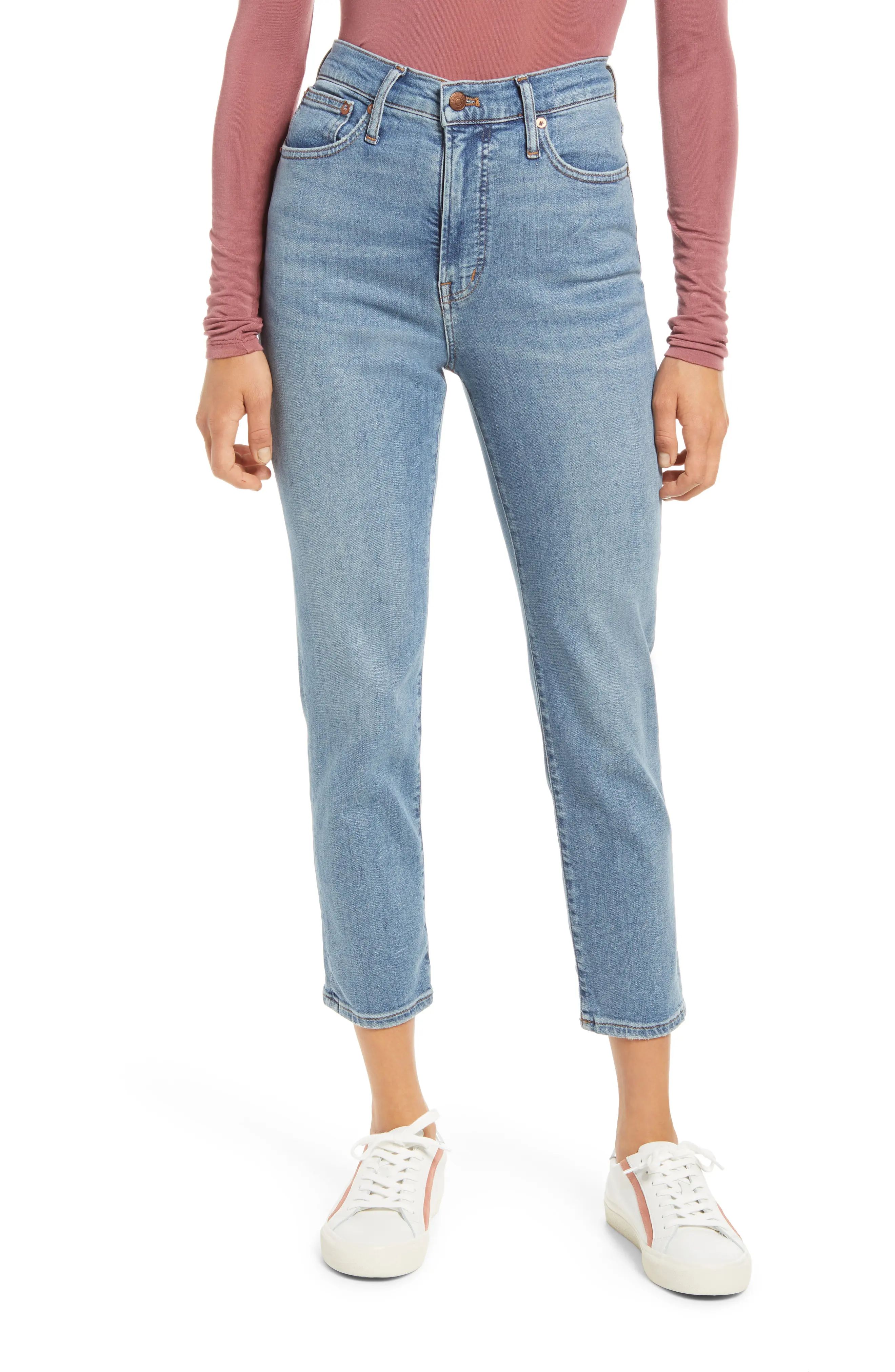 Women's Madewell The Perfect Vintage High Waist Jeans, Size 30 - Blue | Nordstrom