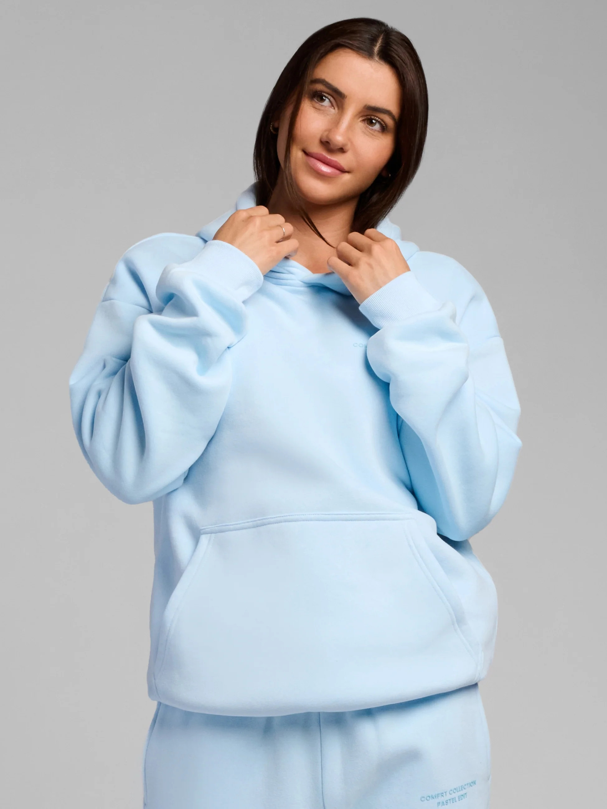 Comfrt Pastel Hoodie | Baby Blue | Oversized | M | Medium | Comfrt