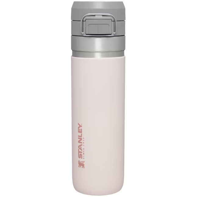 Stanley QF BOTTLE 24-OZ ROSE QUARTZ Insulated Stainless Steel Water Bottle | Lowe's