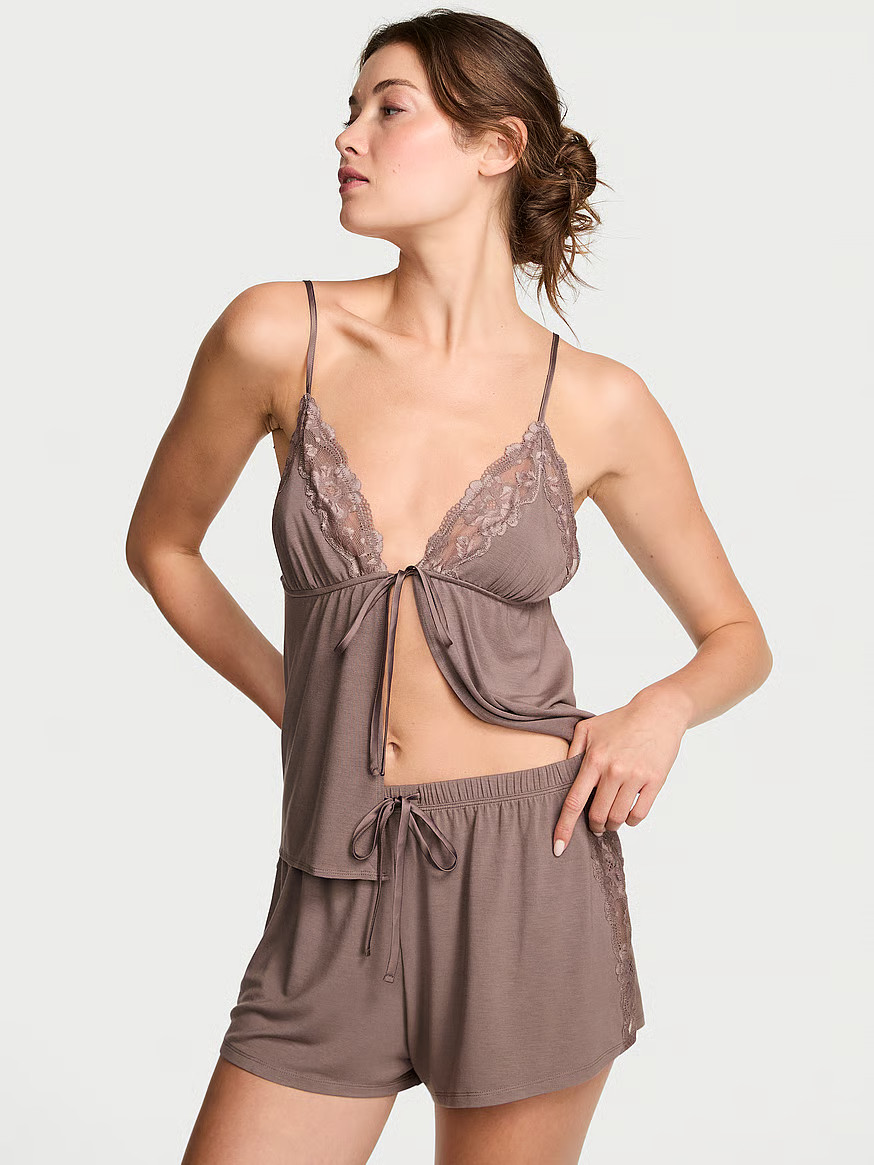 Modal Soft Lace-Trim Flyaway Cami Set | Victoria's Secret (US / CA )
