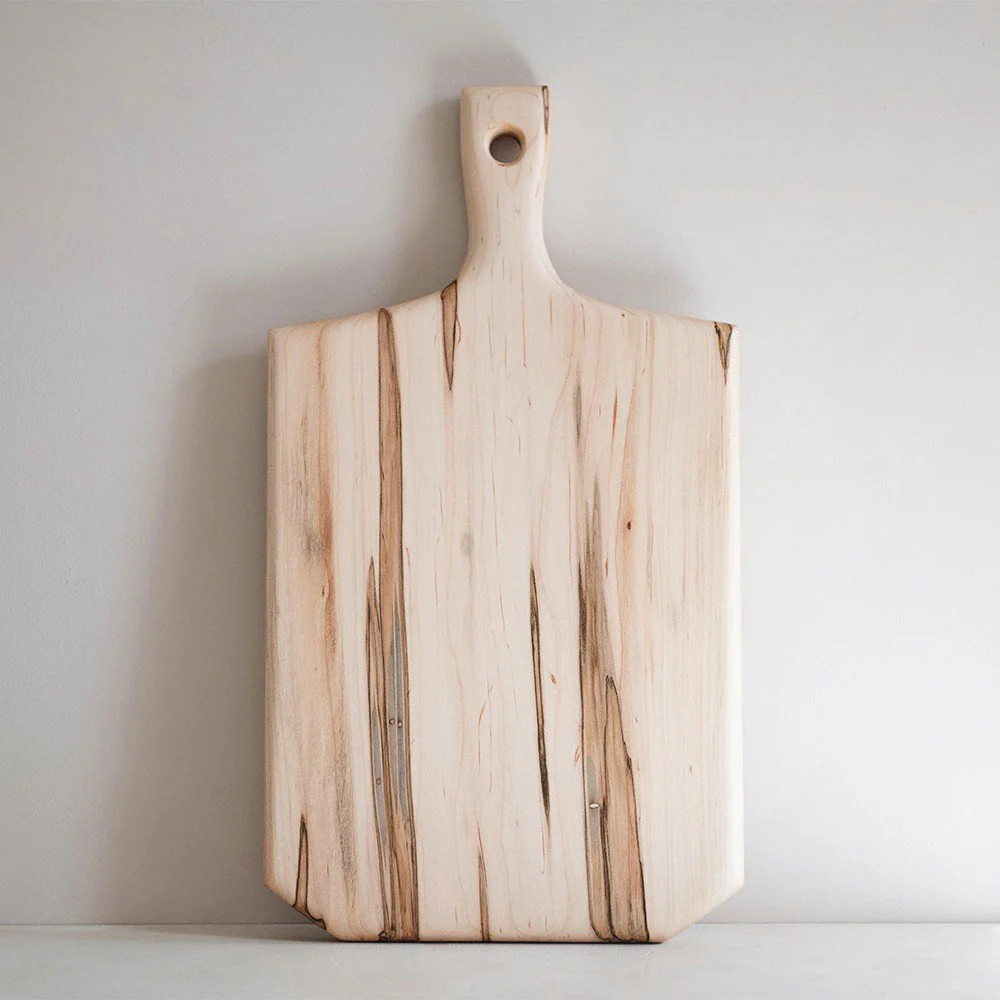 Handled Wooden Serving Board - Maple | Roan Iris