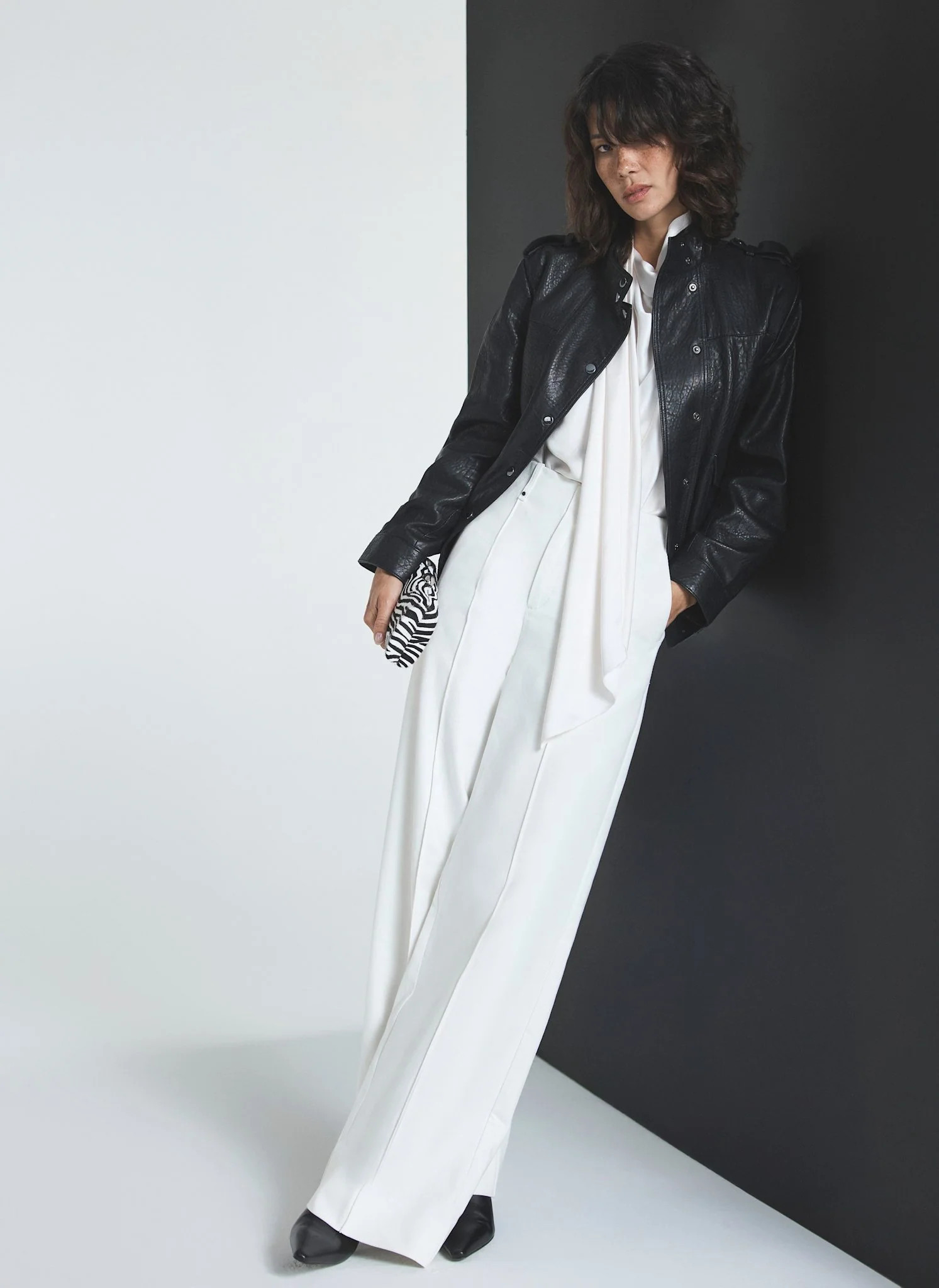 White Wide Leg Jeans | Mint Velvet