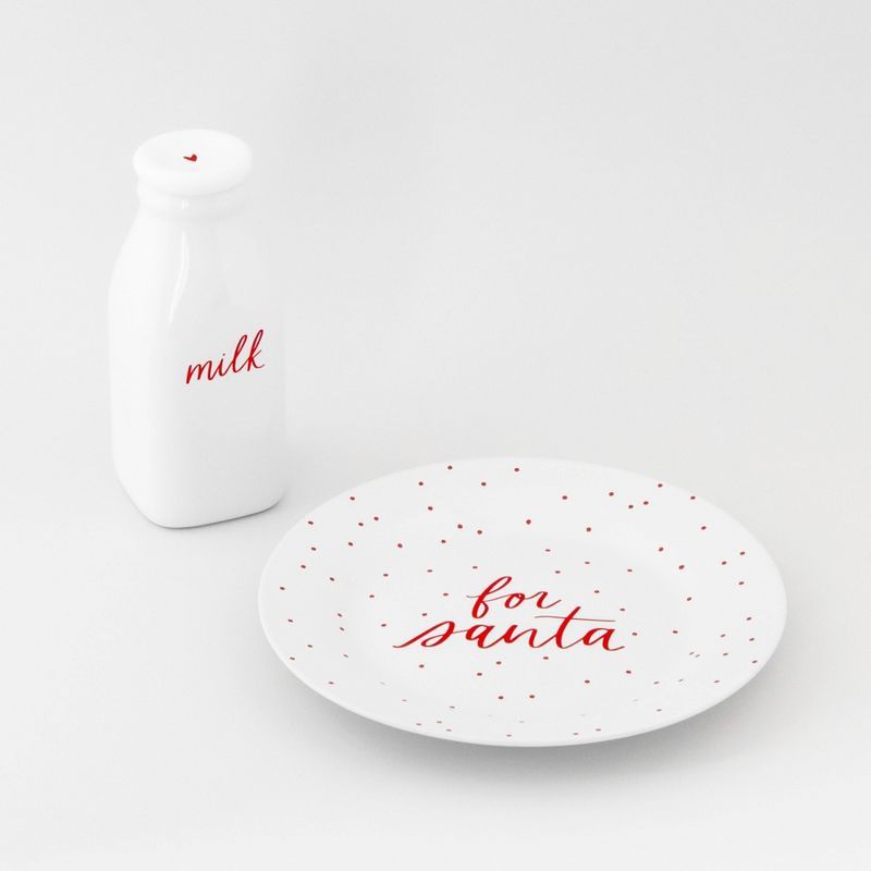 Milk & Cookies Stoneware Plate and Cup Set - Sugar Paper™ + Target | Target