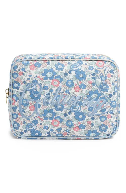 Stoney Clover Lane x Liberty Large Getaway Embroidered Pouch in Betsy at Nordstrom | Nordstrom