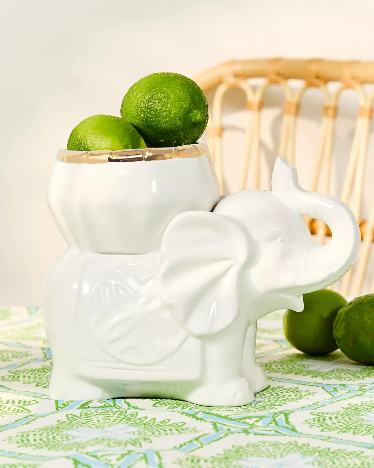 Ceramic Elephant Cachepot | Lilly Pulitzer
